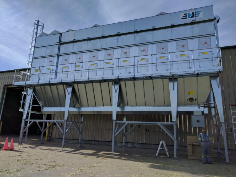 Dust extraction filter unit 10 step dust filter